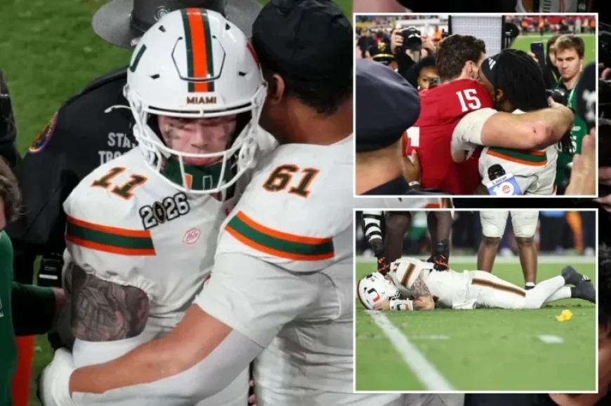 Carson Beck’s Interception Ends Miami’s National Championship Dreams