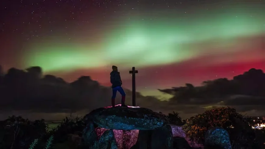Solar Flare Ignites Stunning Northern Lights Display