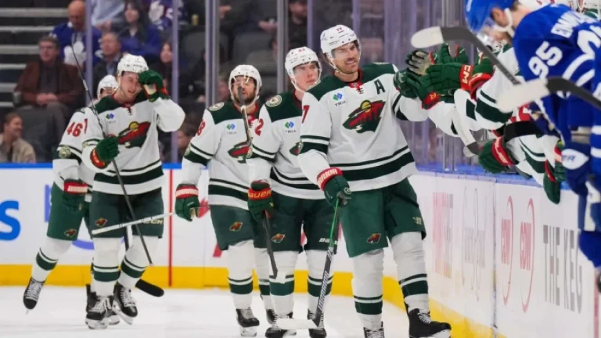 Foligno’s First Hat Trick Leads Wild to Victory Over Maple Leafs