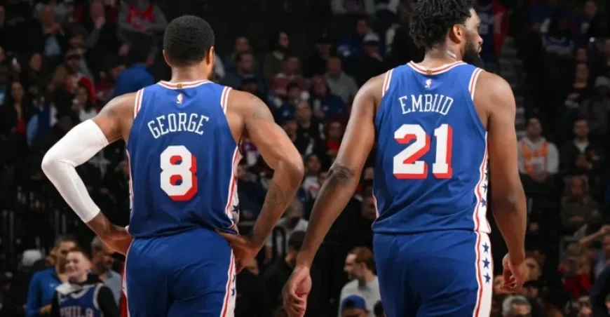 Paul George Sidelined, Joel Embiid Set to Play; Jared McCain Recalled