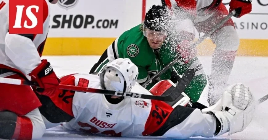 Bus Steals Spotlight in Finnish NHL Prospect’s Debut