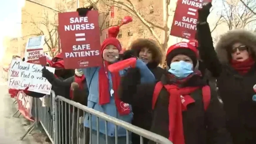 New York City Nurses’ Strike Persists Beyond One Week