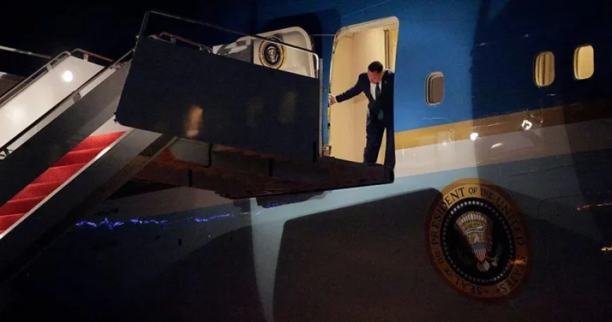 Air Force One with Trump to Davos aborts flight over electrical issue