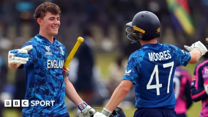 Ben Mayes Scores 191 as England Defeats Scotland in U-19 World Cup