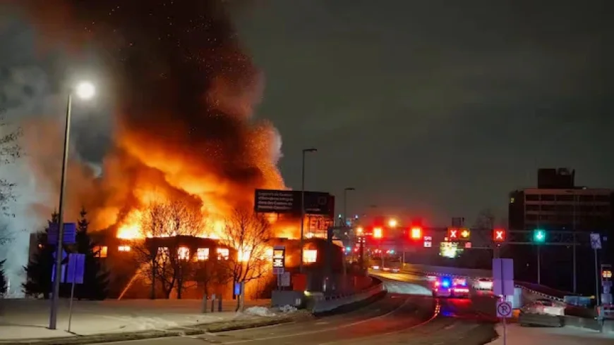 Montreal Fire Shuts Down Jacques-Cartier Bridge