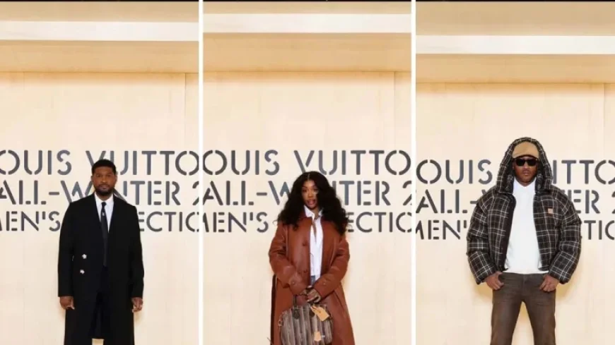 Pharrell’s Louis Vuitton Show in Paris Attracts Star-Studded Audience