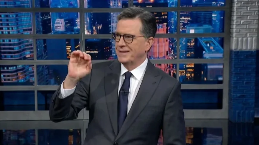 Stephen Colbert Audience Boos Trump on Second Term Anniversary