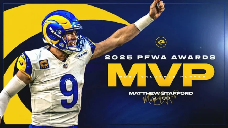 Matthew Stafford Wins 2025 PFWA MVP Award