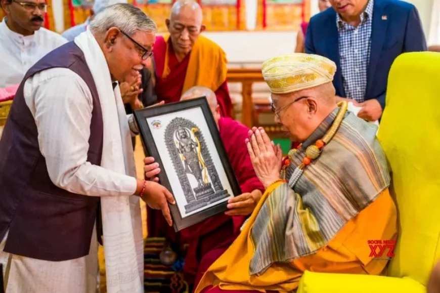 VHP General Secretary Meets Dalai Lama in Hubballi #Gallery