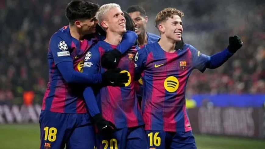 Fermin Lopez Shines as Barcelona Defeat Slavia Prague in Six-Goal Thriller
