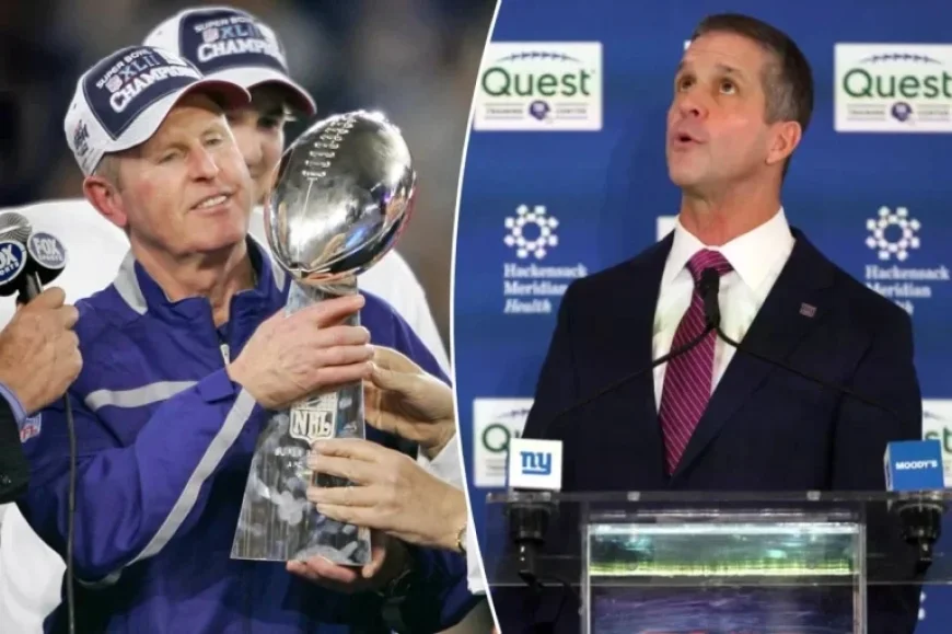 Tom Coughlin Facilitates John Harbaugh’s Introduction to Giants