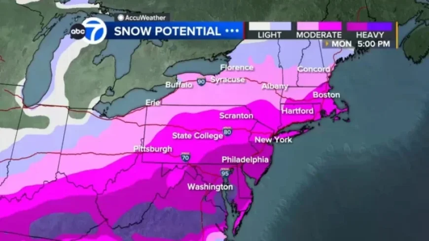 NYC and Northeast Brace for Weekend Winter Storm: Snow and Extreme Cold Expected