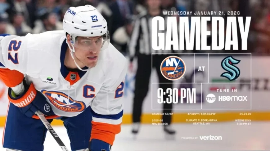 Islanders Face Kraken in Exciting Hockey Clash