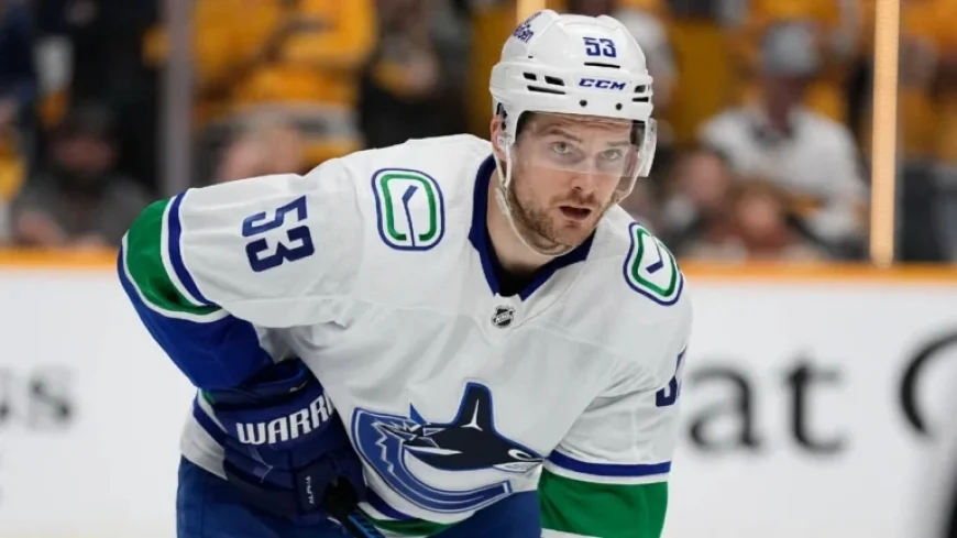 Teddy Blueger Rejoins Canucks Lineup Against Capitals
