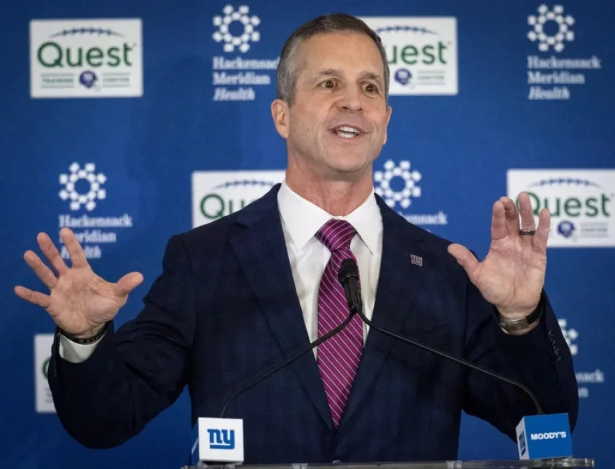 Giants Dismiss Longtime Executive as John Harbaugh Arrives