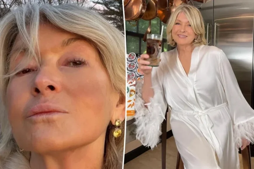 Martha Stewart, 84, Unveils Radiant Morning Look in Lingerie Without Makeup