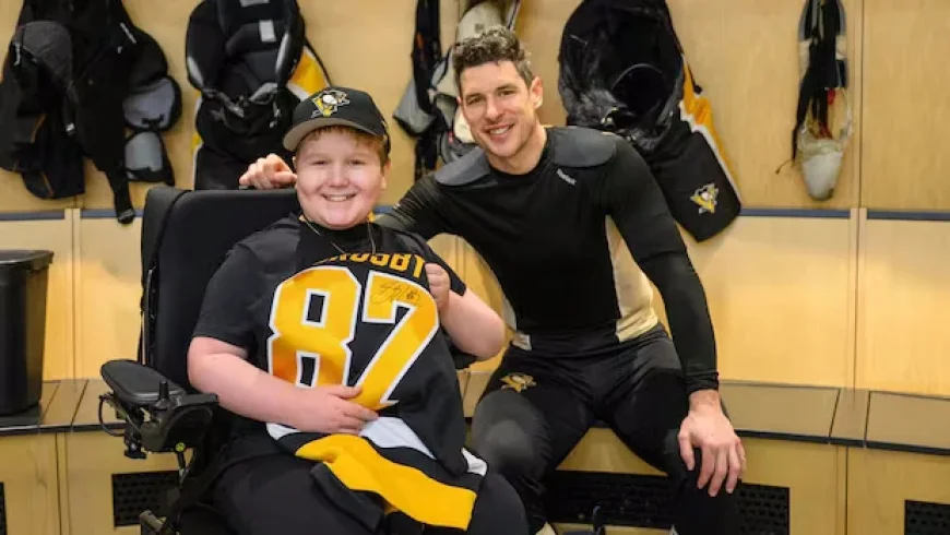 P.E.I. Boy, 10, Joins Pittsburgh Penguins for a Day via Make-A-Wish