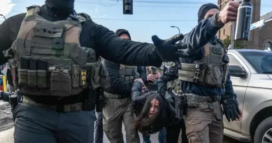 ICE Agents Forcibly Remove Disabled Woman from Car in Minneapolis