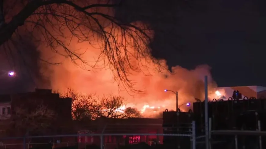 Crews Battle Intense 5-Alarm Fire at Milwaukee U-Haul Facility
