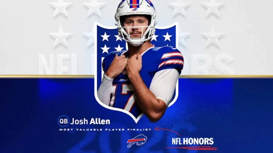 Josh Allen Recognized as Finalist for 2025 NFL MVP Award