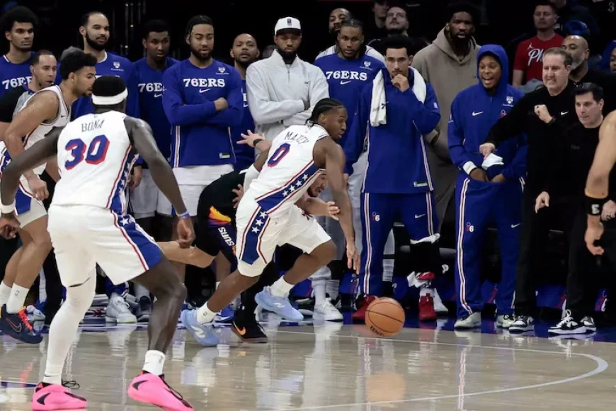 Sixers Struggle: Lax Three-Point Defense, Maxey’s Inefficiency vs. Suns