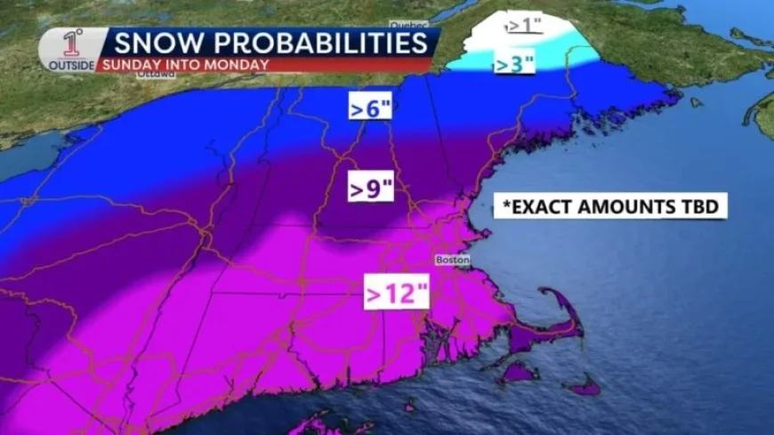 Boston Braces for Major Snowstorm with Bitter Cold Forecast