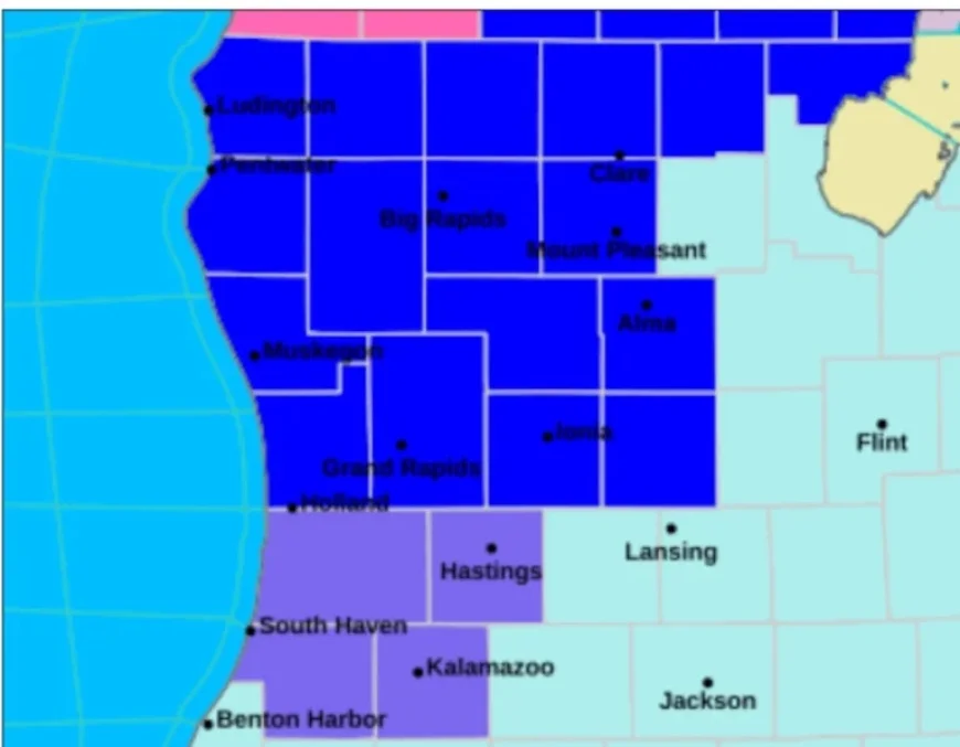 Michigan Expands Extreme Cold Warning Area