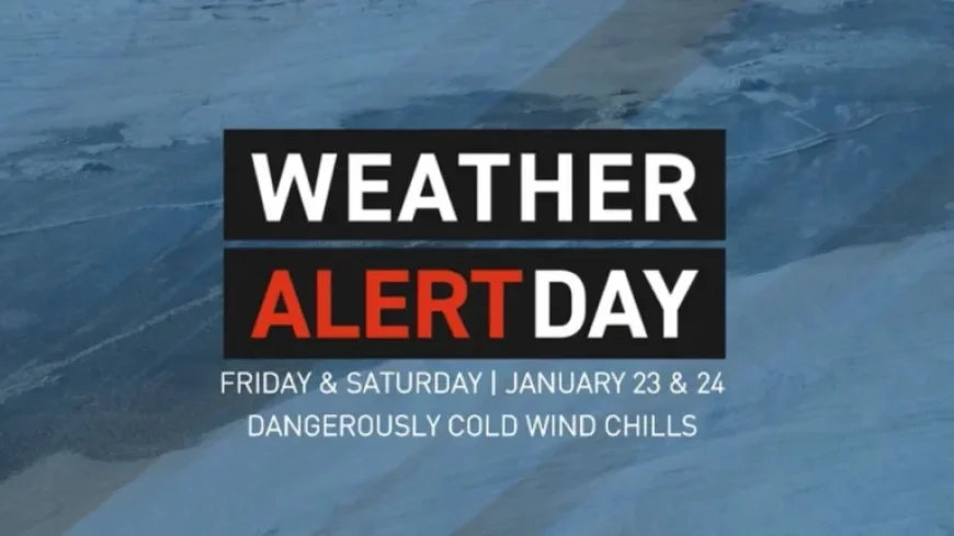 Weather Alert: Snow Subsides, Extreme Cold to Hit Friday and Saturday