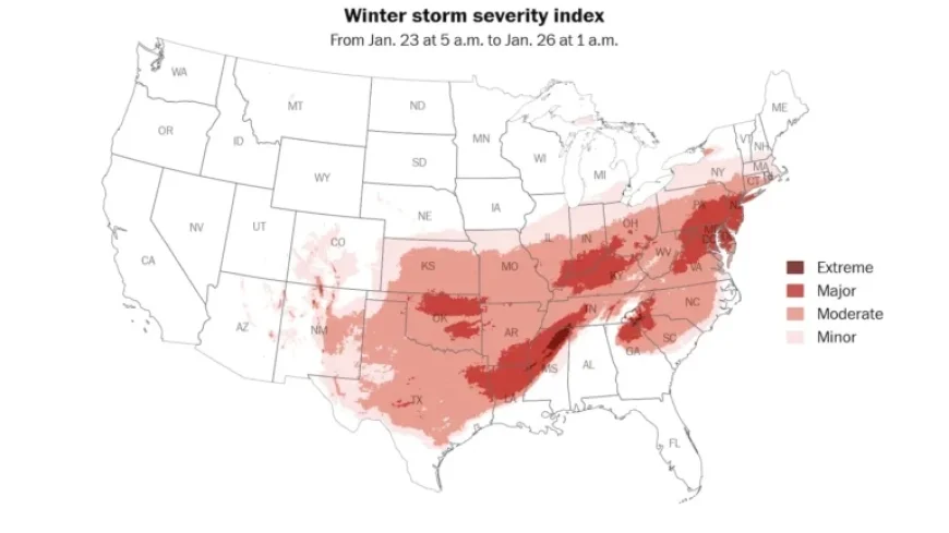 12 Cities to Bear Brunt of Massive Winter Storm