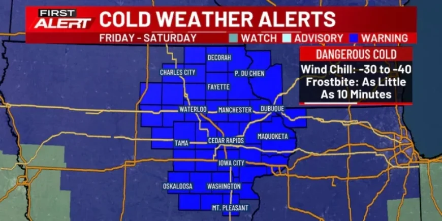 Weekend Warning: Hazardous Cold Conditions Predicted