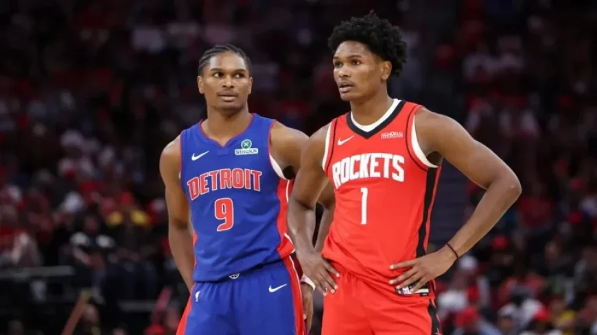 Pistons’ Ausar Thompson Teases Younger Brother Amen in Conversation