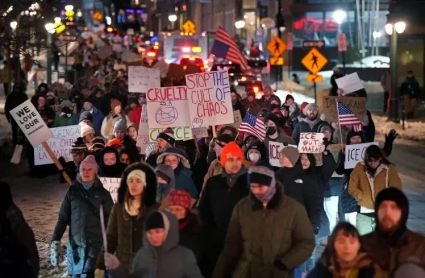Hundreds Rally in Portland Against ICE Actions