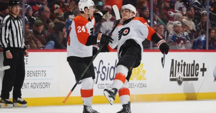 Owen Tippett’s Hat Trick Leads Flyers to 7-3 Win Over Avalanche