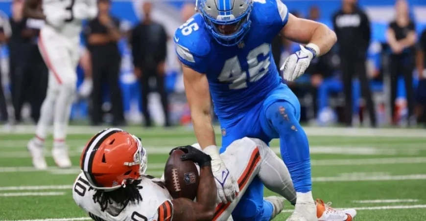 Detroit Lions’ Jack Campbell Earns Top NFL Linebacker Award