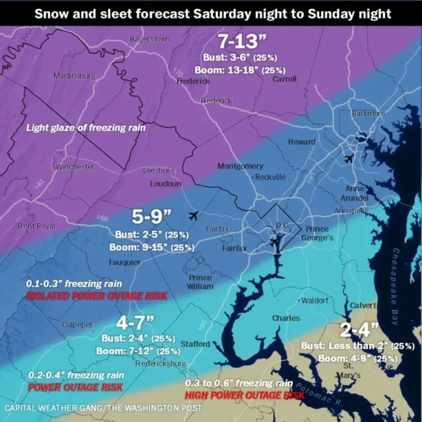Severe Winter Storm Hits Tonight, Extreme Cold to Follow into Next Week
