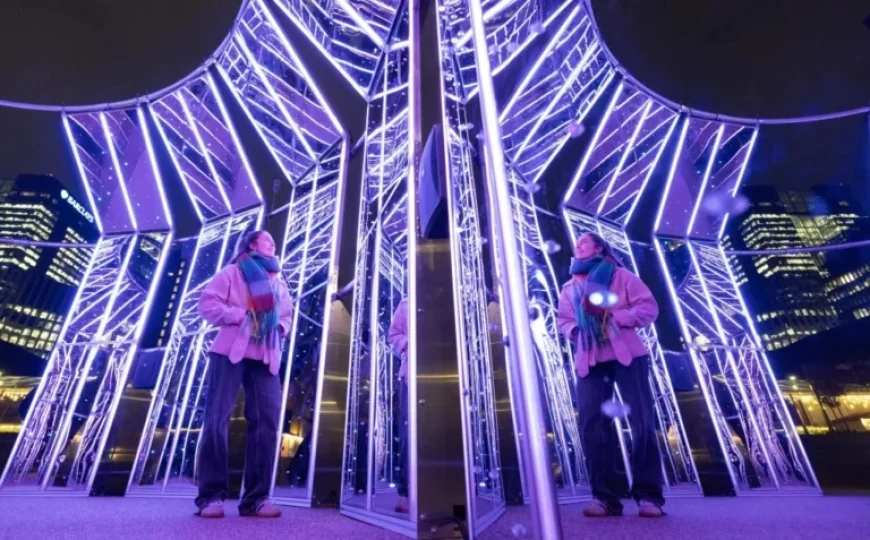 Canary Wharf’s Winter Lights Festival Returns This Month for Tenth Edition