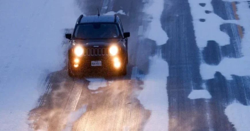 Sleet and Ice Freeze North Texas, Coating DFW Roads Saturday