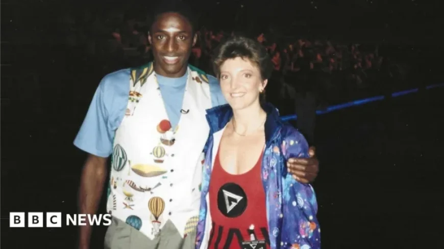 Poole Teacher Greases Legs to Conquer Gladiators Challenge