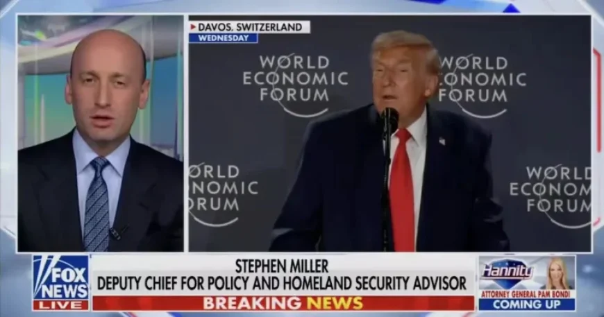 Stephen Miller Supports Trump Following Davos Setback