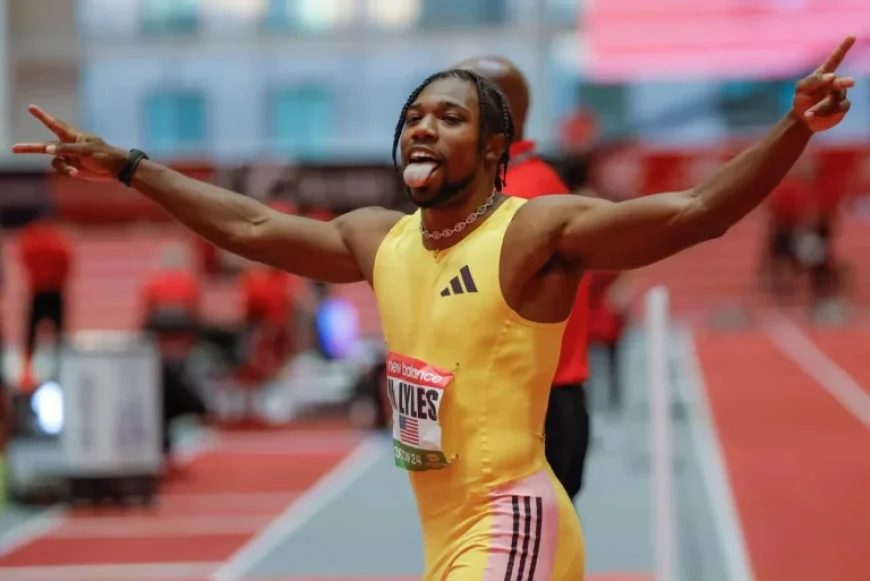 Olympic Champ Noah Lyles Leads Track Stars at New Balance Indoor Grand Prix