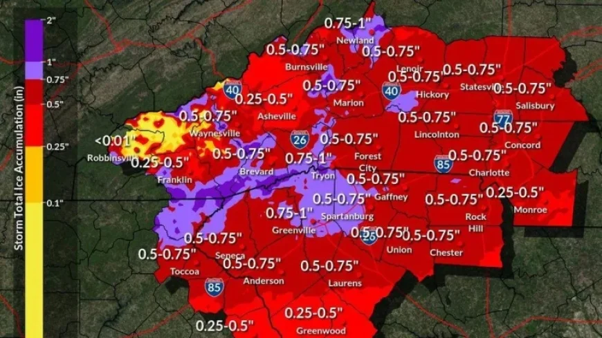 NWS Warns: Powerful Ice Storm Approaching Charlotte