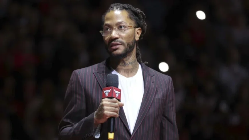 Derrick Rose’s No. 1 Jersey Retirement at Chicago Bulls’ Saturday Game