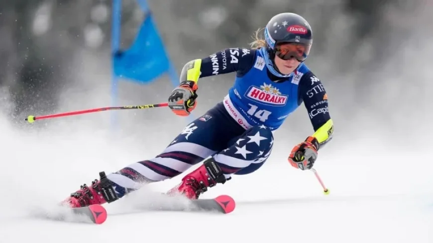 Shiffrin Returns to GS Podium After 2 Years; Hector and Moltzan Take Top Spots