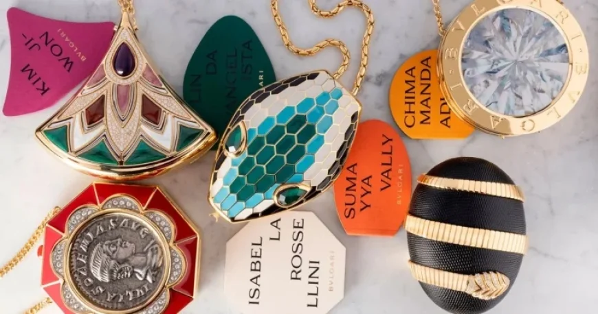 Mary Katrantzou Unveils First Bulgari Bag Campaign