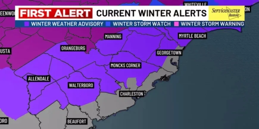 Winter Weather Alert: Lowcountry Faces Possible Weekend Snow