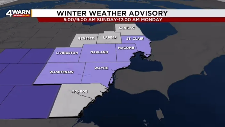Metro Detroit Braces for Sunday Snow: Timing and Accumulation Forecast
