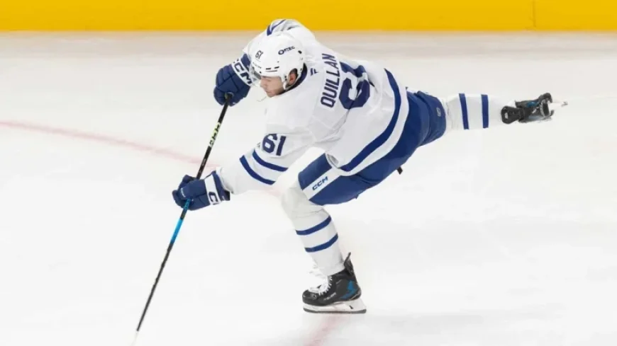 Jacob Quillan Joins Maple Leafs, Replacing Calle Jarnkrok vs. Avalanche