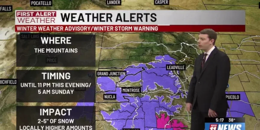 Evening Snow Clears; Another Round Expected Sunday