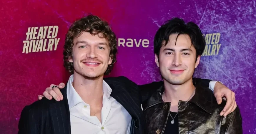 Hudson Williams and Connor Storrie Illuminate Milano Cortina 2026 Torch Relay