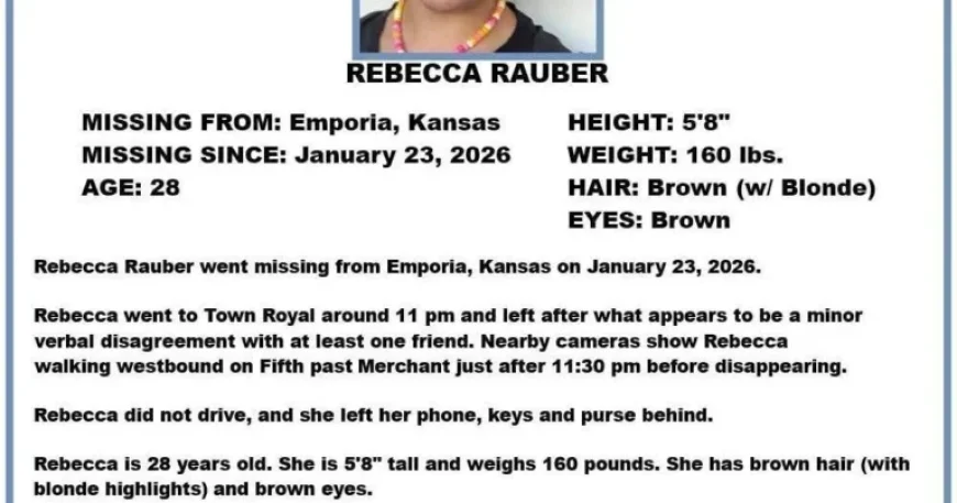 Emporia Police Seek Community Help, Provide New Details on Rebecca Rauber Case